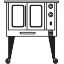Ovens, ranges, refrigeration, dishwasher, prep table, microwave