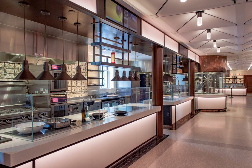 Commercial Kitchen Design at Yale Schwarzman Center in New Haven, CT